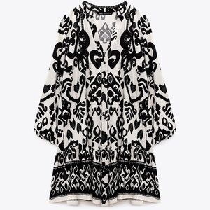 Zara printed dress